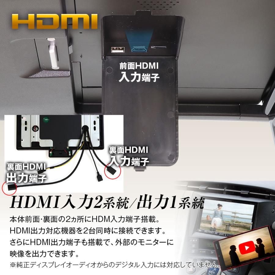 有機EL搭載 フリップダウンモニター 13.3インチ アルファード40X/Z