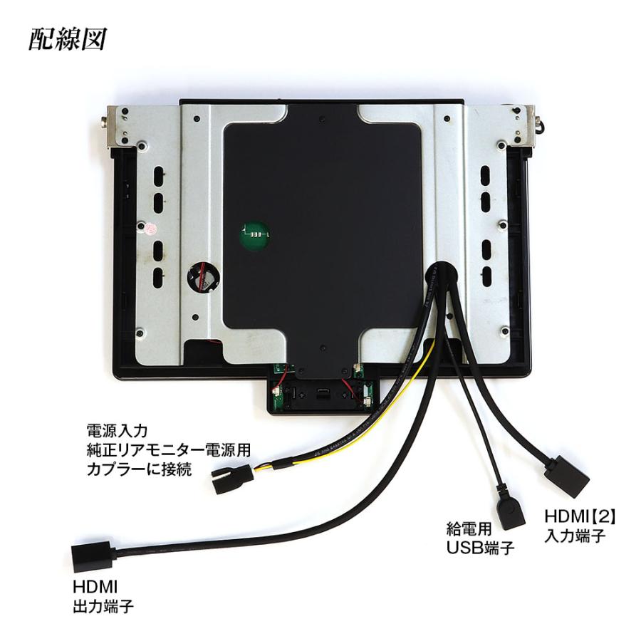 有機EL搭載 フリップダウンモニター 13.3インチ アルファード40X