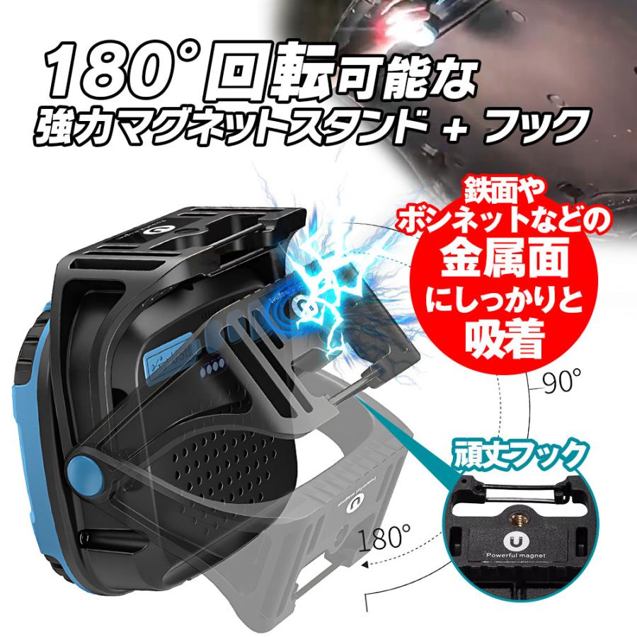 小型LEDライト 小型ランタン 電池式投光器 LED投光器 夜間作業 車整備
