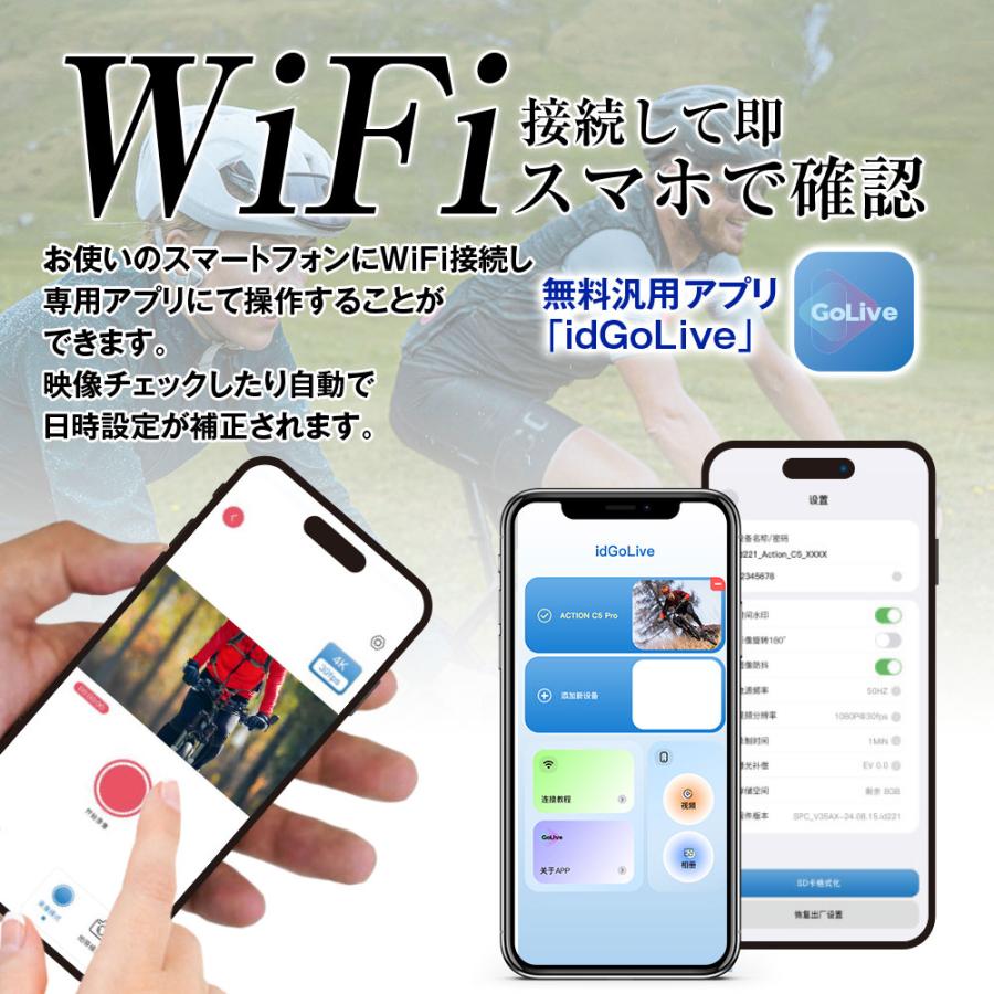 ドライブレコーダー 4K EIS 9時間連続録画 手ブレ補正 2輪車向け 
