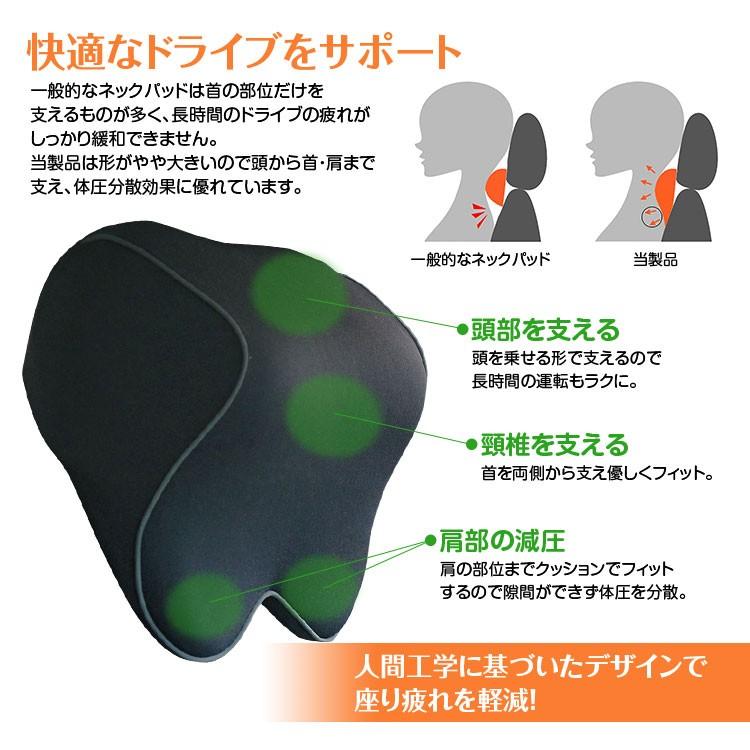 ネックパッド ネックピロー 腰当て クッション 低反発 ウレタン クッション ランバーサポート 車 カーシートクッション カバー取り外し可 K Csu02 Future Innovation 通販 Yahoo ショッピング