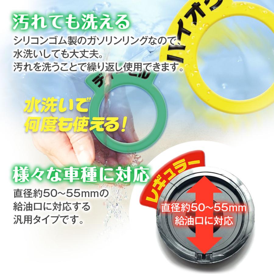 ガソリンリング フューエルキャップ用リング ガソリンキャップ 給油リング 給油間違い防止 アクセサリ カバー 給油口 リング ゆうパケット2 |  | 02