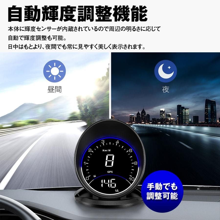 あす楽対応】 MAXWIN マックスウィン GPSスピードメーター GPS サブメーター 速度 スピード 輝度自動調整 日本語説明書付 取付簡単  コンパス