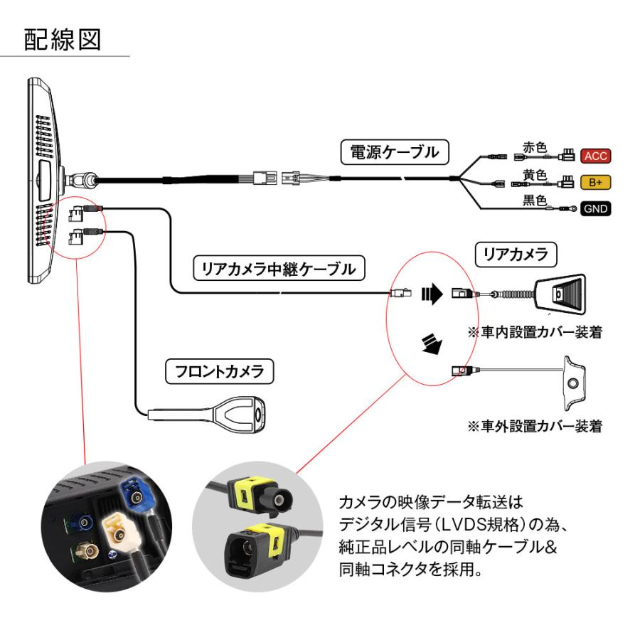 MAXWIN（マックスウィン） ドライブレコーダー ミラー 前後 2カメラ