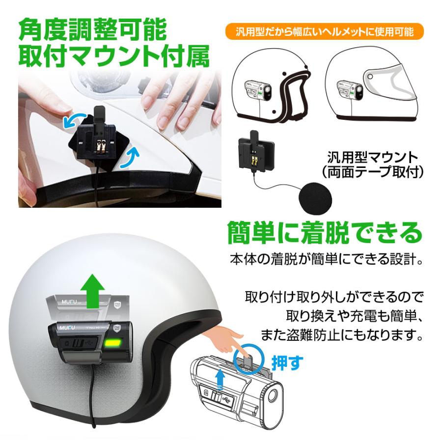 ドライブレコーダー バイク用 2カメラ 前後同時録画 GPS MUFU ドライブレコーダー バイク用 2カメラ 前後同時録画 GPS MUFU