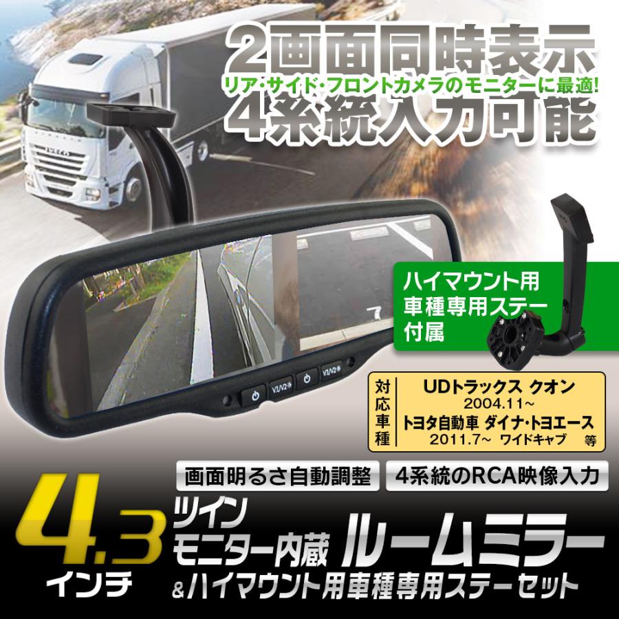 MAXWIN（マックスウィン） ルームミラーモニター ハイマウントモニター