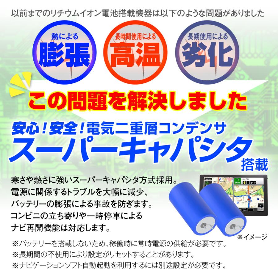 ポータブルナビ カーナビ 5インチ 2024年 春版 地図搭載 オービス Nシステム 速度取締 タッチパネル カスタム画面 microSD YFF｜f-innovation｜12