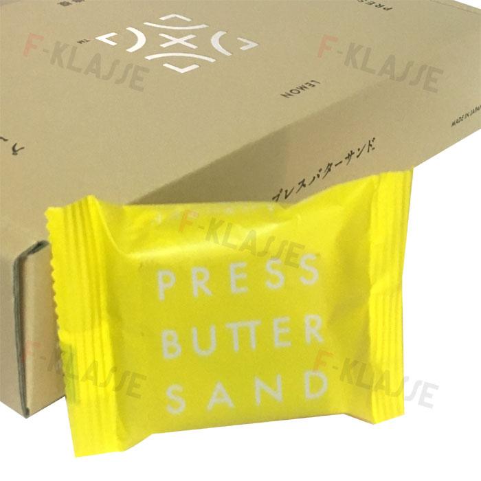 プレスバターサンド 檸檬 9個入り PRESS BUTTER SAND クッキー 焼き菓子  ショップ袋付き｜f-klasse