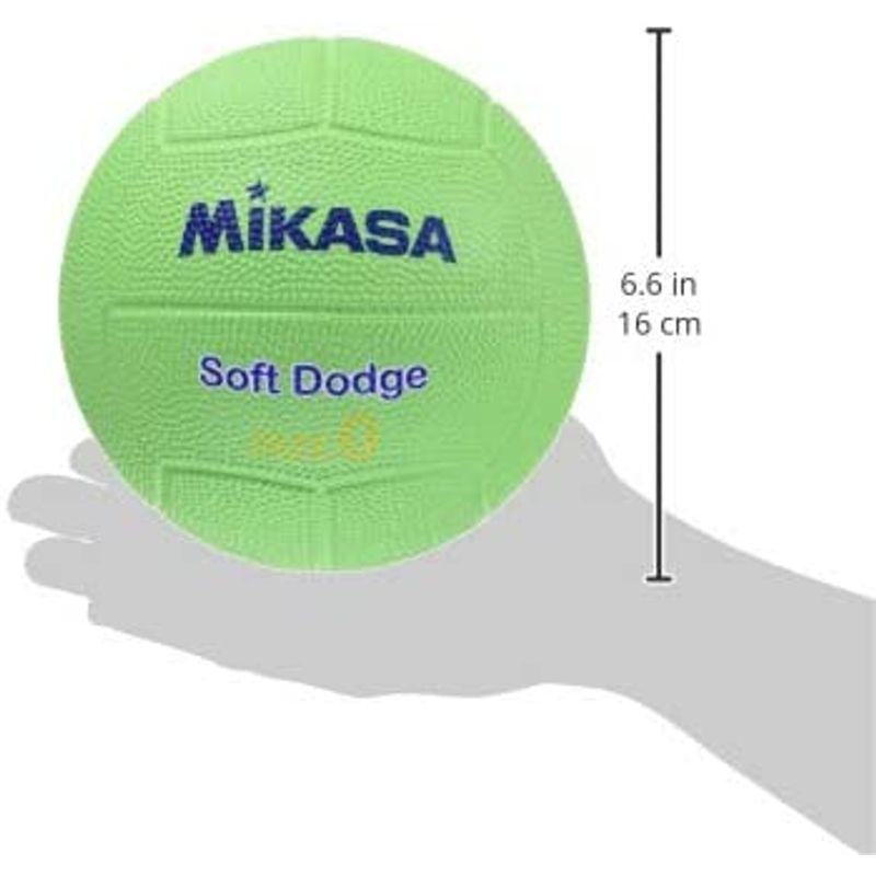 スーパーセール】ミカサ(MIKASA) ソフトドッジボール 0号 (幼児~小学校低学年向け) 推奨内圧0.15(kgf ライトグリーン STD-0SR-LG  ドッジボール