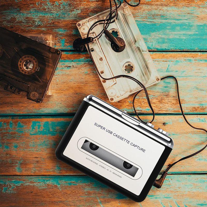 特別価格 令和最新版 ダイレクト カセットテープ MP3変換プレーヤー カセットテープデジタル化 ミックステープ カセット再生可能 USBフラッシュメ 