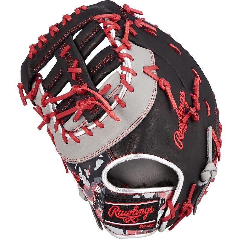 ローリングス(Rawlings) 野球 大人用 軟式 HOH? CRUSH THE STONE ファーストミット サイズ 11.75 GR2 サイズ Rawlings 野球 大人用 軟式 HOH CRUSH THE STONE ファーストミット グレー/ブラック 3/4inch hand throw