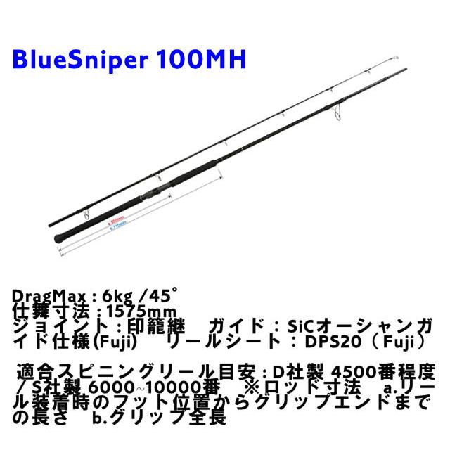 YAMAGA Blanks ヤマガブランクス ブルースナイパー100MH