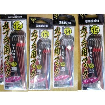 Gamakatsu（がまかつ） 在庫処分特価 カブラ用フック インチク対応 (銀