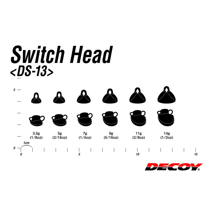 デコイ　スイッチヘッド　DS-13　【メール便（メール便（ゆうパケット）利用可】 | DECOY＆CO. | 03