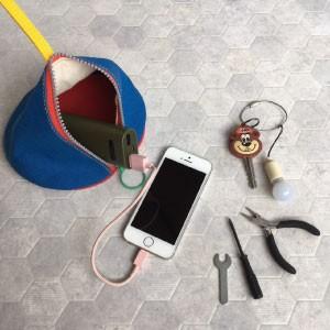 boca トンガリポーチ（No.01） 帆布 小物入れ お化粧ポーチ バッグインバッグ |  | 06