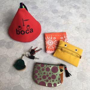 boca トンガリポーチ（No.09） 帆布 小物入れ お化粧ポーチ バッグインバッグ |  | 07