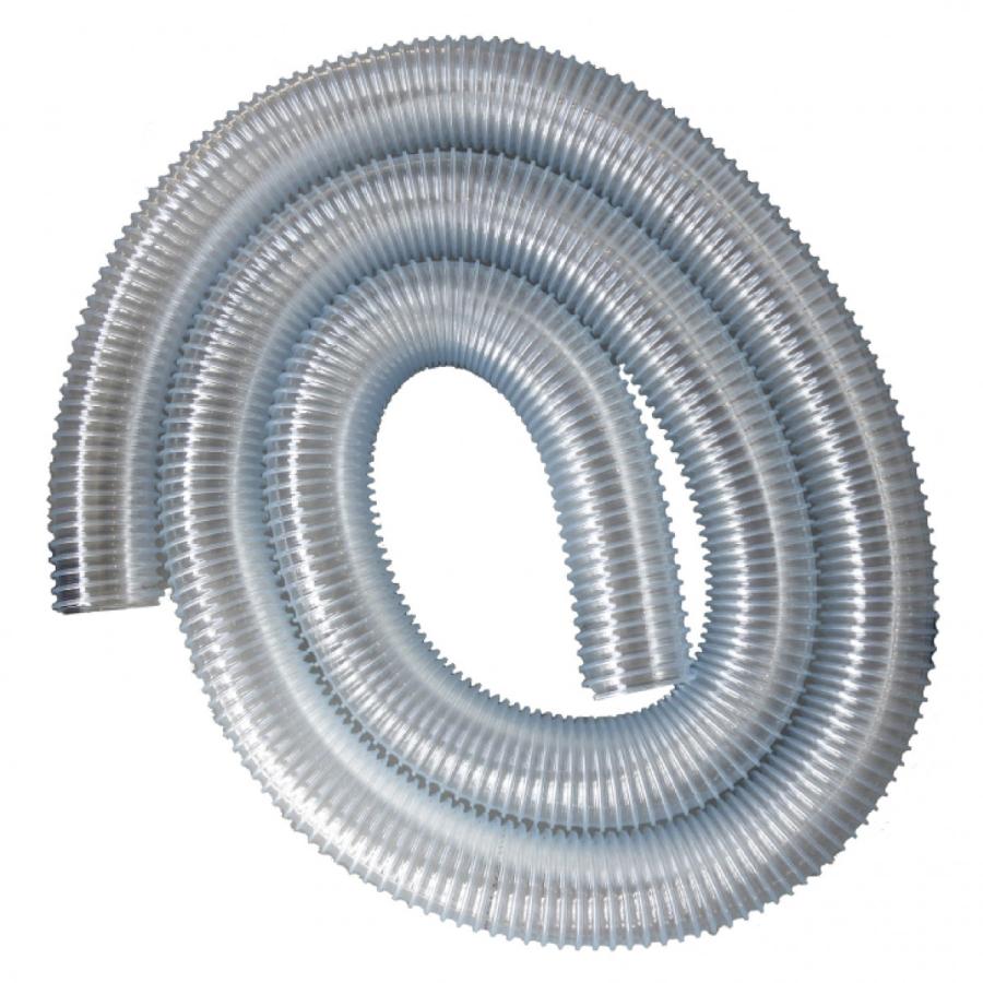 【カナフレックス】ダクトトーメイ（右巻）Φ100mm / ダクトホース・1M単位切り売り / 木工・機械・集塵・ダスト / 透明・自在・塩ビ |  | 05