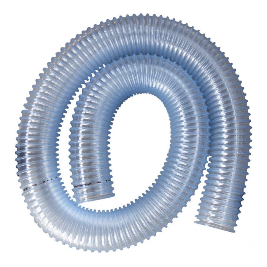 【カナフレックス】ダクトトーメイ（右巻）Φ90mm / ダクトホース・1M単位切り売り / 木工・機械・集塵・ダスト / 透明・自在・塩ビ |  | 05