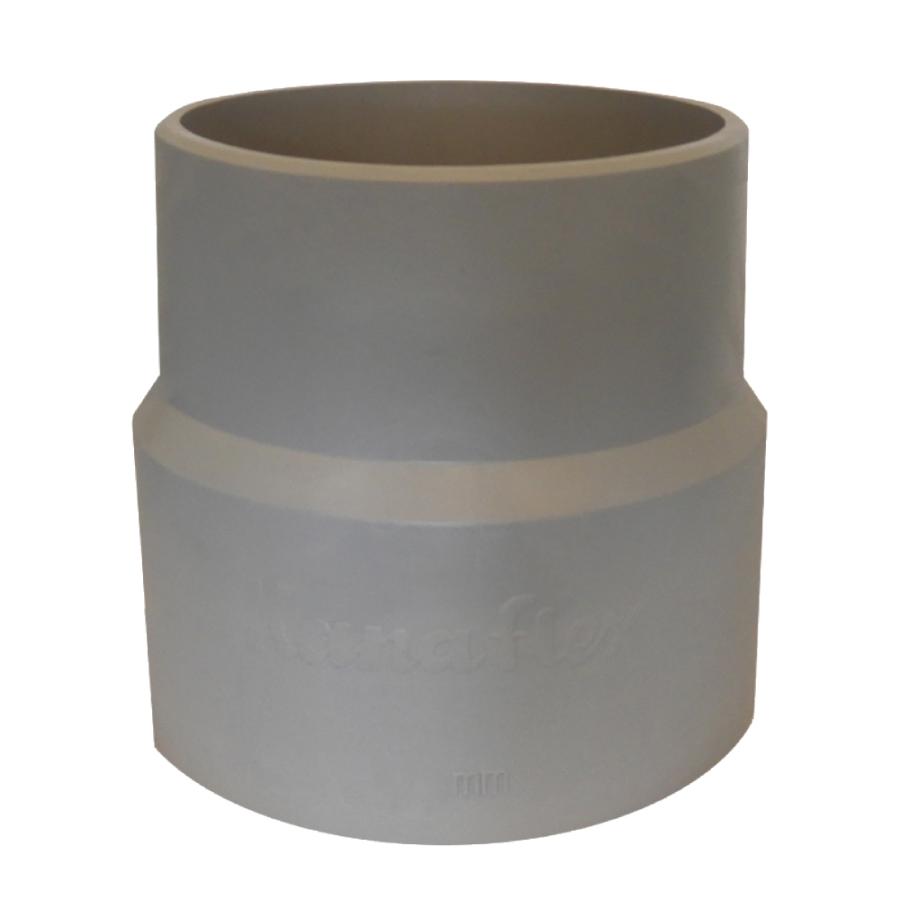 【カナフレックス】ダクトカフス（右巻）Φ150mm / 木工・機械・集塵・ダスト・ダクトホース付属品 / グレー・塩ビ |  | 02