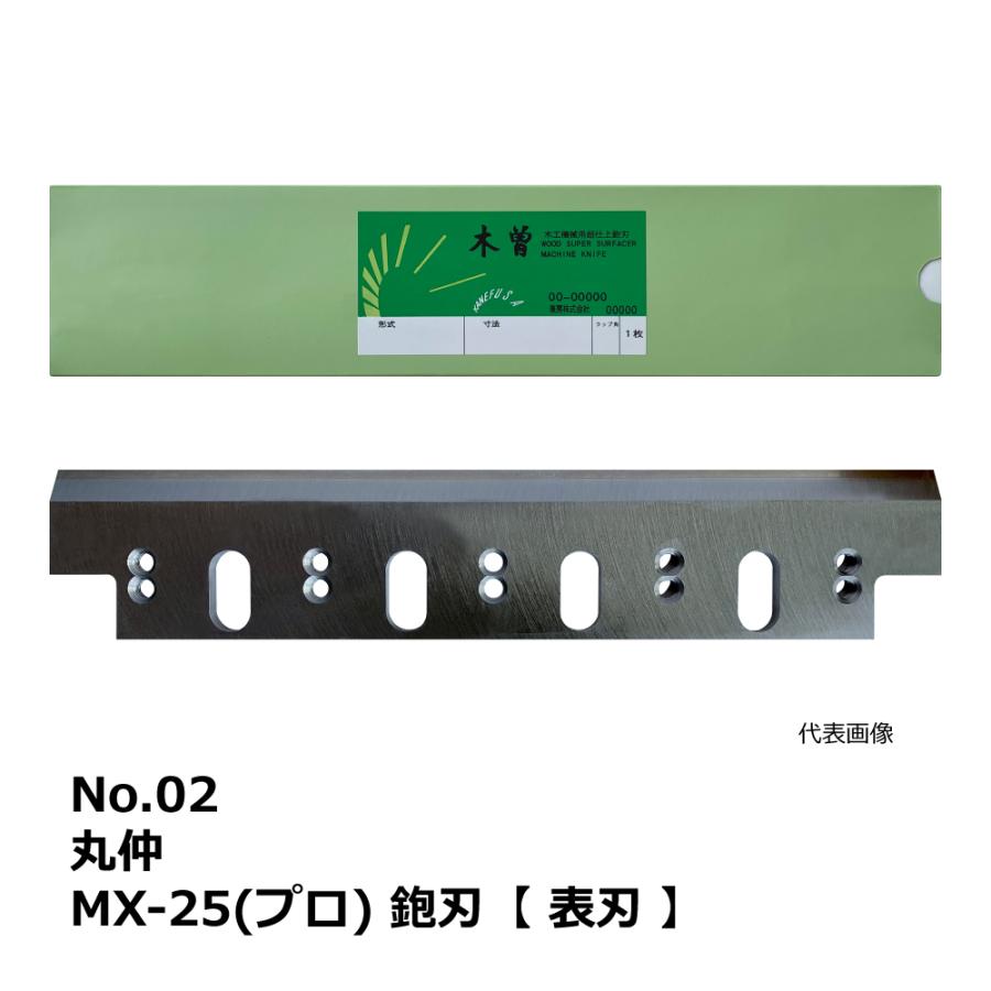 No.02 丸仲 MX-25(プロ) 用 超仕上鉋刃【表刃】｜兼房製 : 株式会社