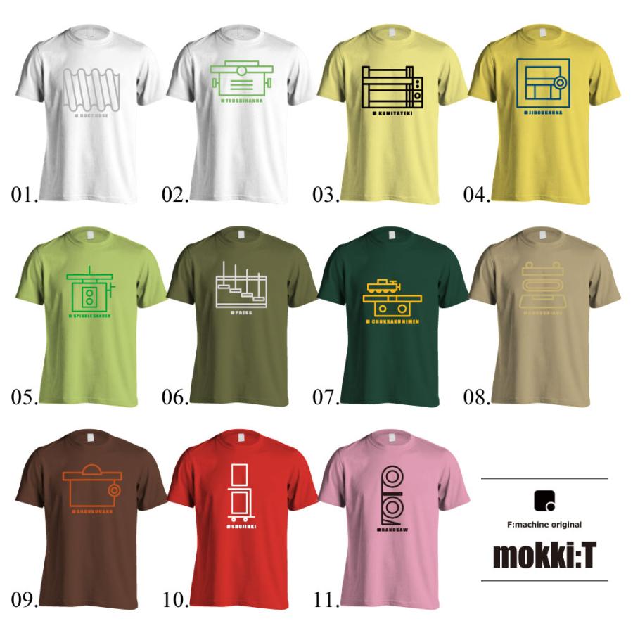 No.14 横切り盤 / mokki:T モッキティー 木工機械 Tシャツ｜f-machine｜03