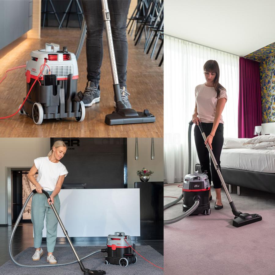 HEPAフィルター搭載 業務用乾式バキュームクリーナー｜エラ・テック