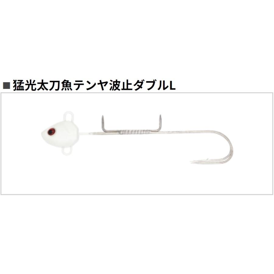 ヤマシタ/YAMASHITA 猛光太刀魚テンヤ 波止ダブル S, M, L, LL