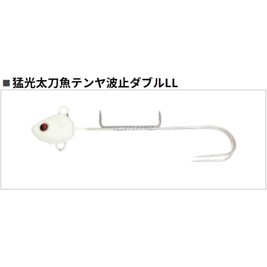 ヤマシタ/YAMASHITA 猛光太刀魚テンヤ 波止ダブル S, M, L, LL