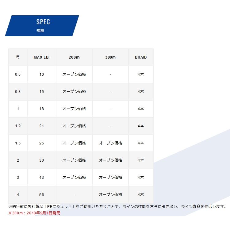VARIVAS（バリバス） アバニ ジギング10×10 プレミアムPE X4 300m 4号