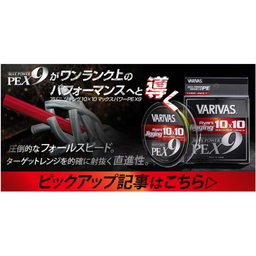 VARIVAS（バリバス） アバニ ジギング 10×10 マックスパワーPE X9