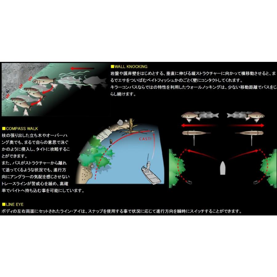 デプス キラーコンパス サイドウォークベイト(定形外郵便対応