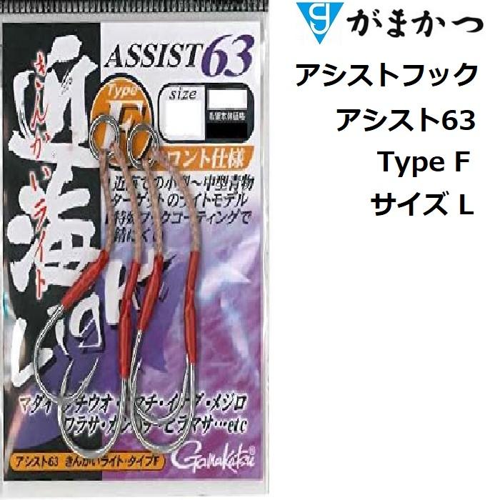 Gamakatsu（がまかつ） アシストフック アシスト63 近海ライト タイプF