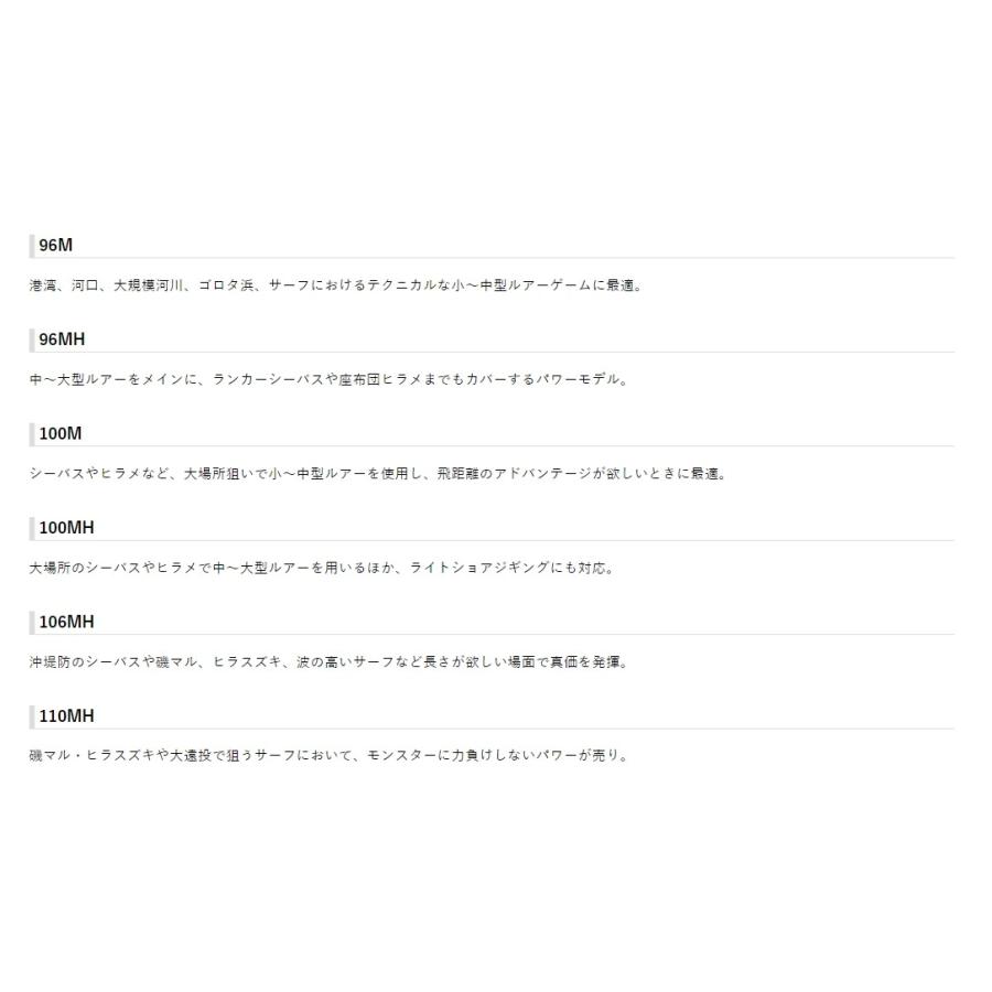 LUXXE がまかつ/GAMAKATSU ラグゼ/LUXXE チーター アールスリー 96M