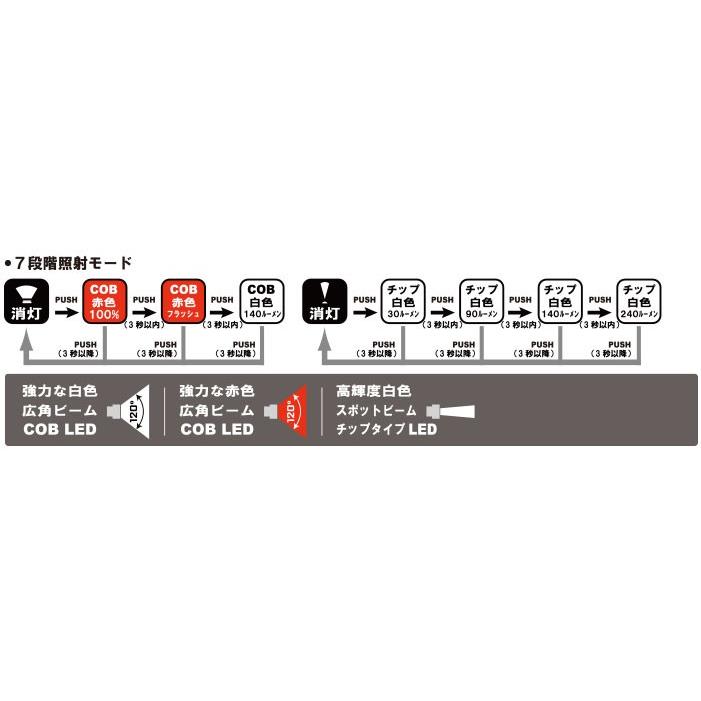 Gamakatsu（がまかつ） ヘッド＆ネックライト LEHL-240 240ルーメン