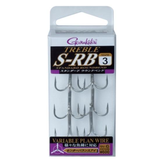 Gamakatsu（がまかつ） トレブルS-RB(ラウンドベンド)シルバー 68692