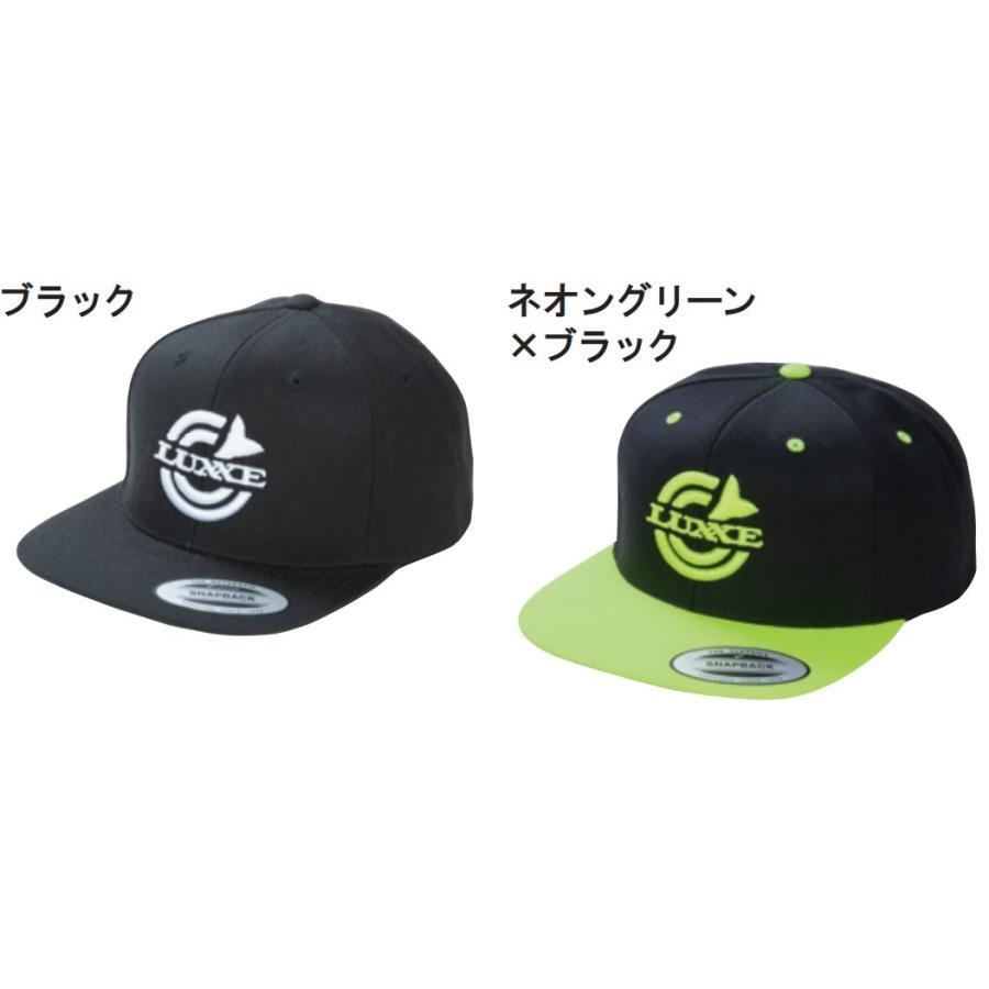 LUXXE がまかつ/ラグゼ フラットビルキャップ ブラック、ネオン LUXXE がまかつ/ラグゼ フラットビルキャップ ブラック、ネオン