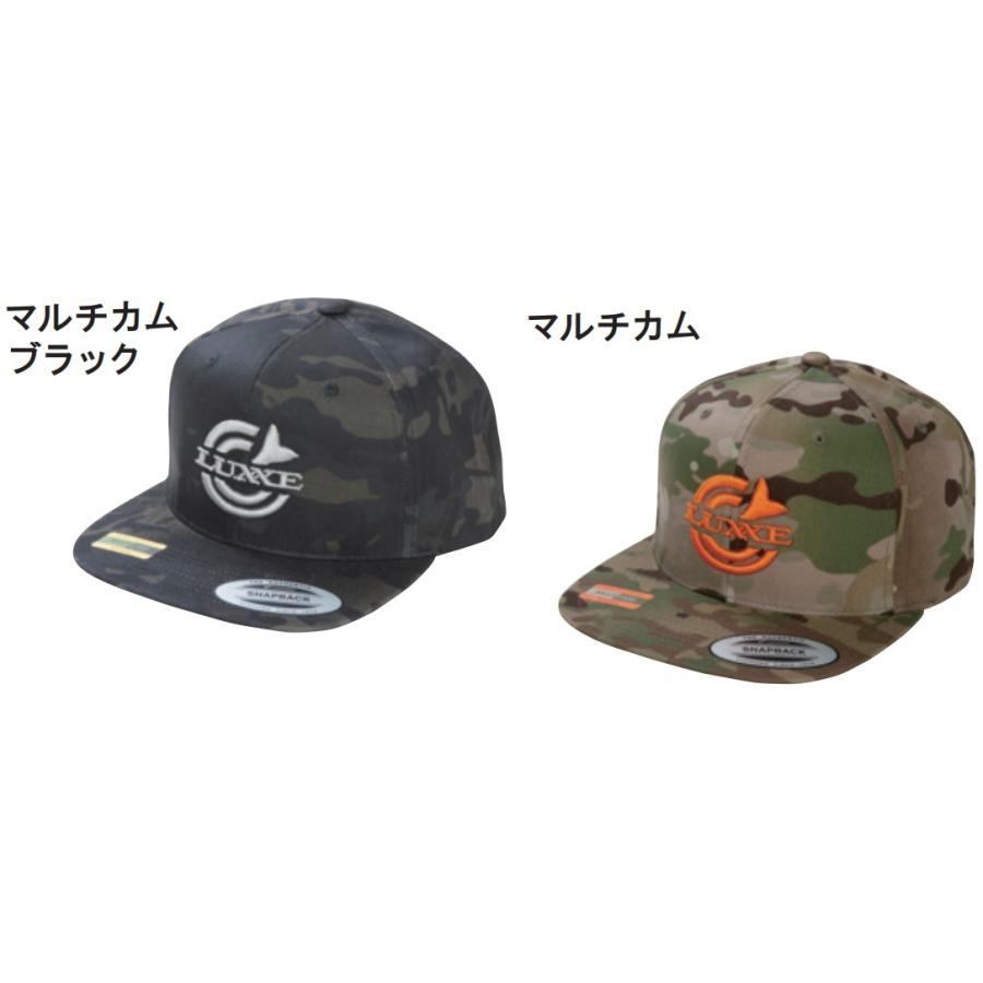 LUXXE がまかつ/ラグゼ フラットビルキャップ マルチカムブラック