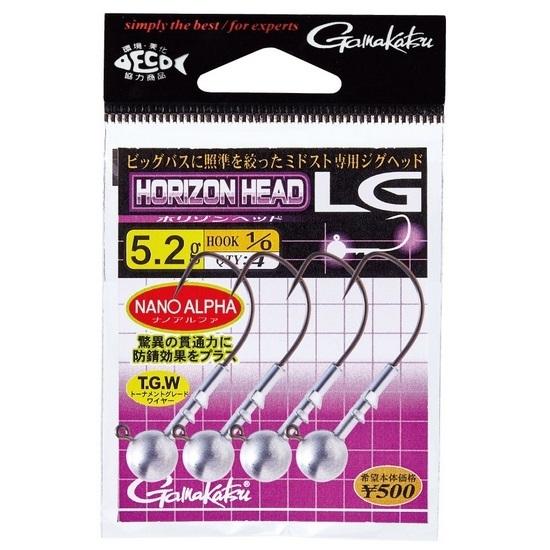 Gamakatsu がまかつ/Gamakatsu ホリゾンヘッドLG 3.5, 4.4, 5.2