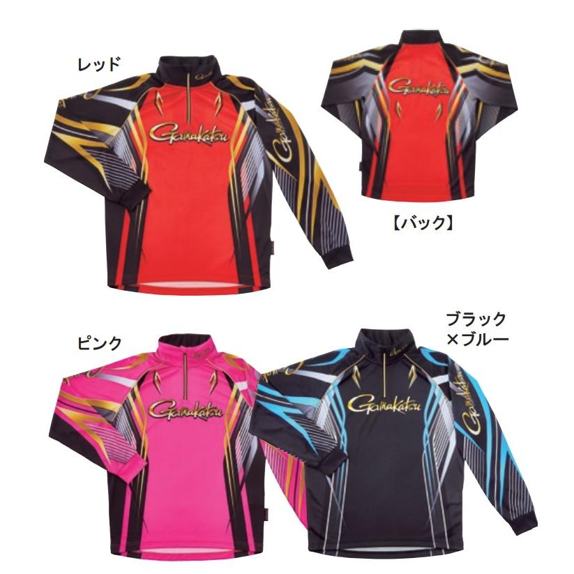 Gamakatsu がまかつ/Gamakatsu 2WAYプリントジップシャツ(長袖 Gamakatsu がまかつ/Gamakatsu 2WAYプリントジップシャツ(長袖