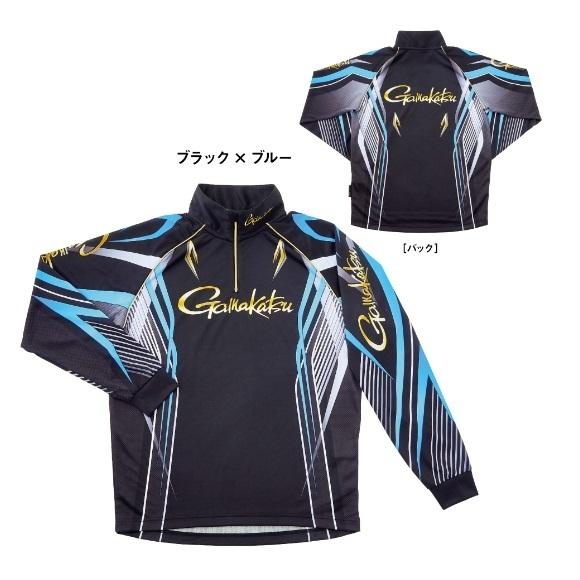 Gamakatsu がまかつ/Gamakatsu 2WAYプリントジップシャツ(長袖 Gamakatsu がまかつ/Gamakatsu 2WAYプリントジップシャツ(長袖