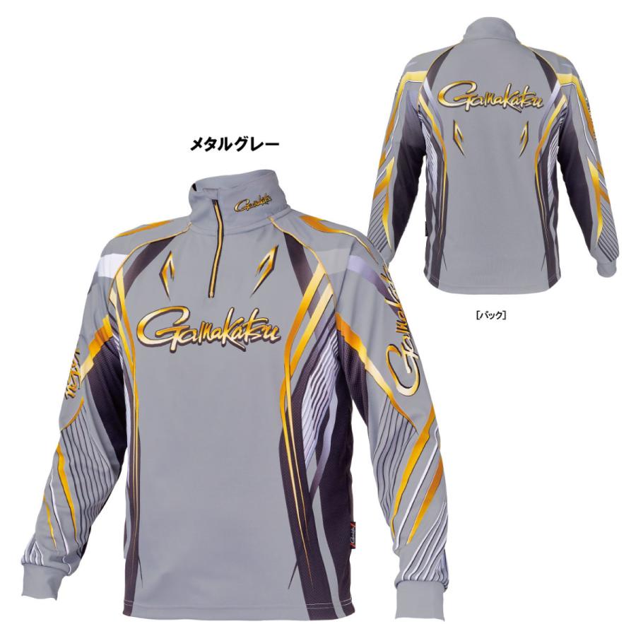 Gamakatsu がまかつ/Gamakatsu 2WAYプリントジップシャツ(長袖 Gamakatsu がまかつ/Gamakatsu 2WAYプリントジップシャツ(長袖