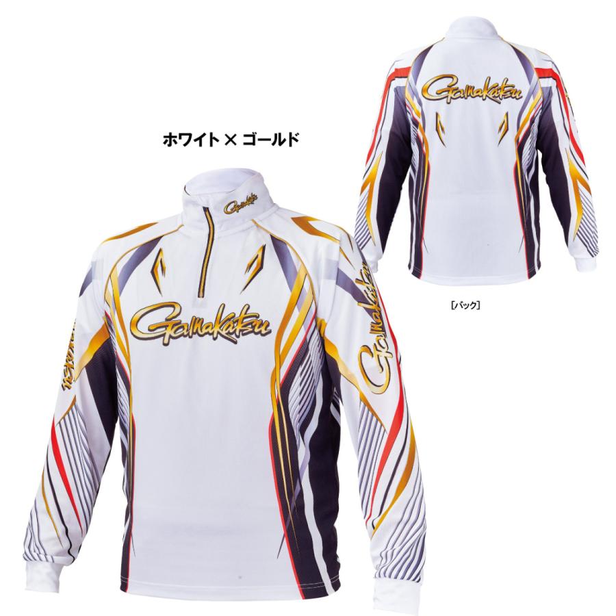 Gamakatsu がまかつ/Gamakatsu 2WAYプリントジップシャツ(長袖 Gamakatsu がまかつ/Gamakatsu 2WAYプリントジップシャツ(長袖