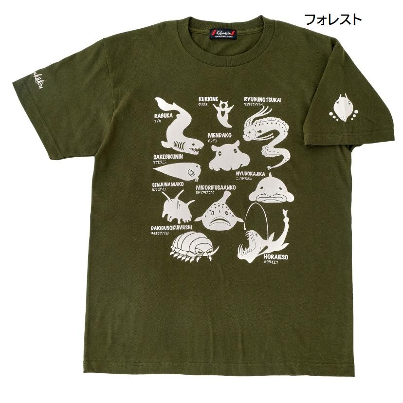 がまかつ Gamakatsu Tシャツ(深海生物) GM-3678 フィッシングギア・アパレル・インナー GM3678(メール便対応)｜f-marin｜08