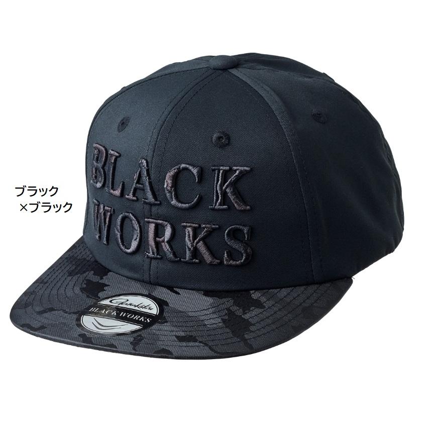 Gamakatsu がまかつ フラットブリムキャップ(BLACK WORKS) GM Gamakatsu がまかつ フラットブリムキャップ(BLACK WORKS) GM