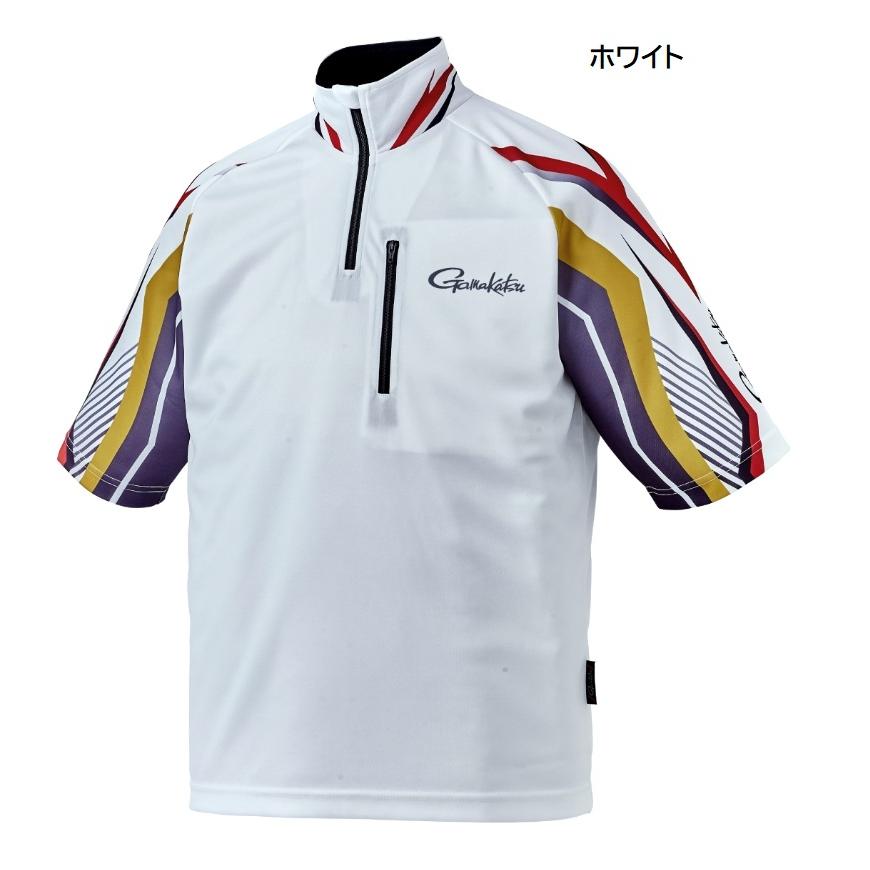 Gamakatsu がまかつ 2WAYプリントジップシャツ(半袖) GM3699 Gamakatsu がまかつ 2WAYプリントジップシャツ(半袖) GM3699