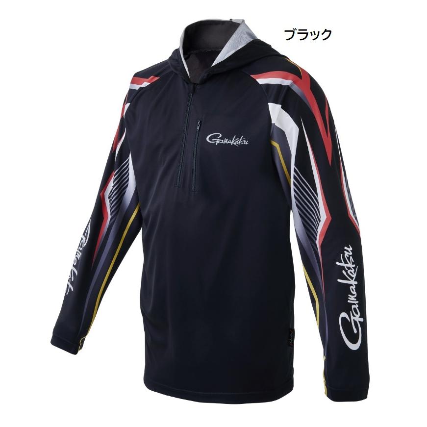 Gamakatsu がまかつ 2WAY プリントジップシャツフーディ GM-3700 Gamakatsu がまかつ 2WAY プリントジップシャツフーディ GM-3700