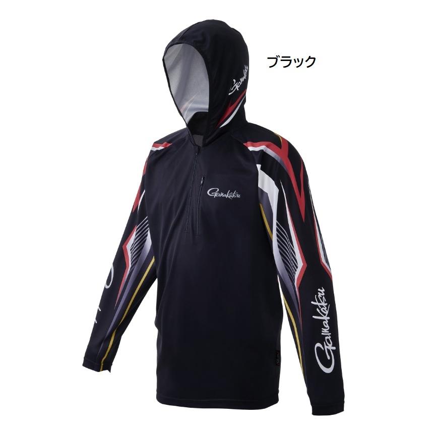 Gamakatsu がまかつ 2WAY プリントジップシャツフーディ GM-3700 Gamakatsu がまかつ 2WAY プリントジップシャツフーディ GM-3700