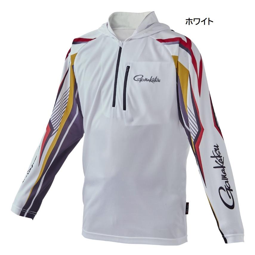 Gamakatsu がまかつ 2WAY プリントジップシャツフーディ GM-3700 Gamakatsu がまかつ 2WAY プリントジップシャツフーディ GM-3700
