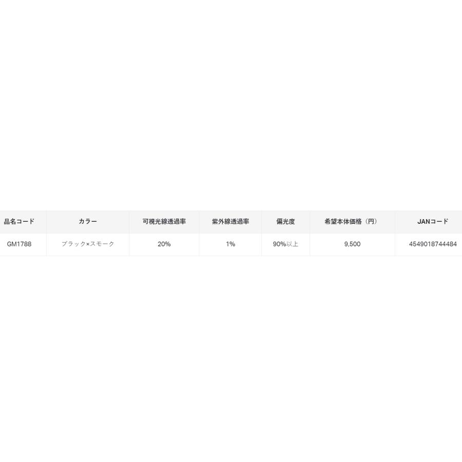 Gamakatsu（がまかつ） がまかつ/Gamakats 偏光サングラス GM1788