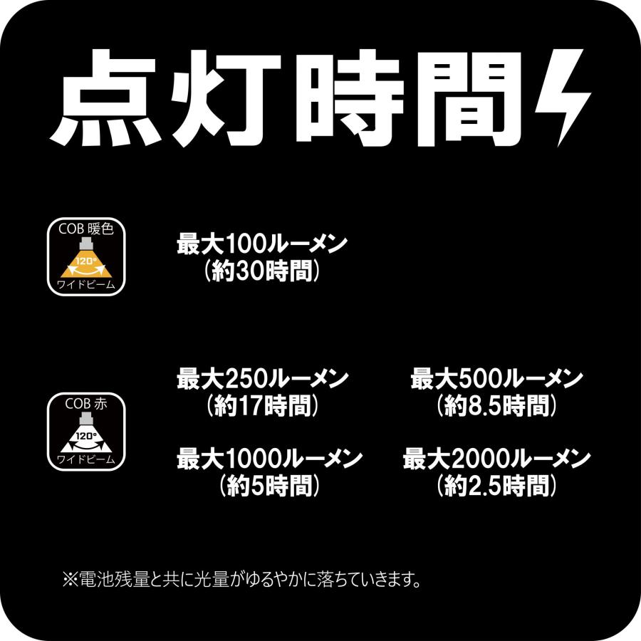 LUXXE がまかつ/ラグゼ フラッドライト LEFL2000 充電式 2000ルーメン